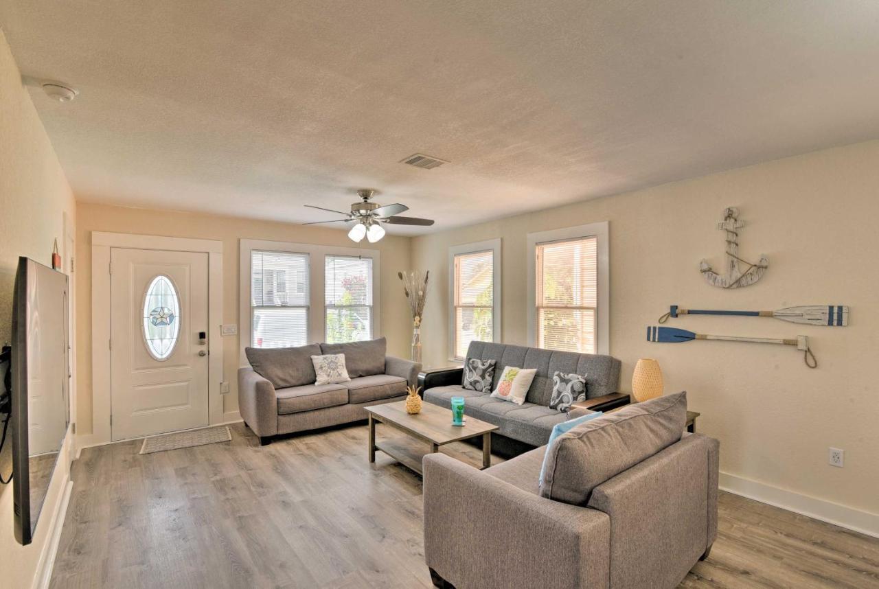 Bright Galveston Bungalow Half Mi To Pleasure Pier Ngoại thất bức ảnh