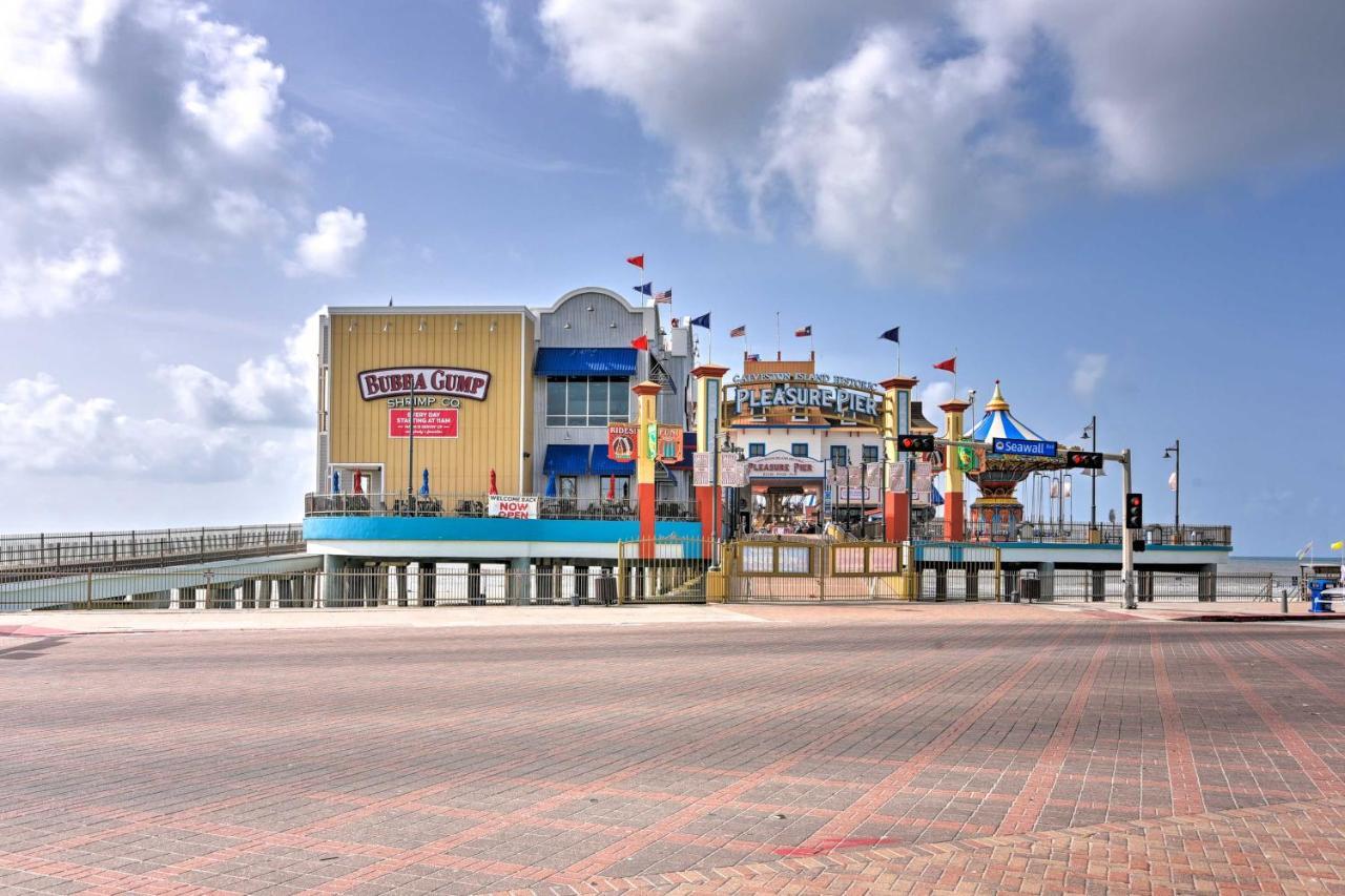 Bright Galveston Bungalow Half Mi To Pleasure Pier Ngoại thất bức ảnh